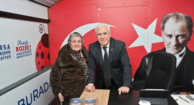 Başkan Bozbey İnegöl'de vatandaşlarla buluştu