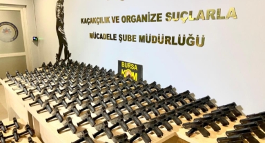Bursa'da büyük silah operasyonu