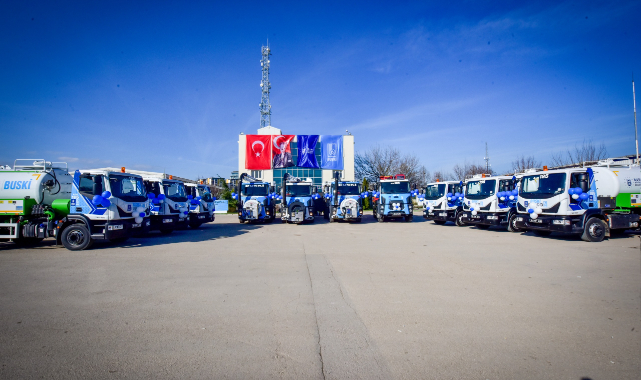 BUSKİ'nin araç filosuna büyük yatırım