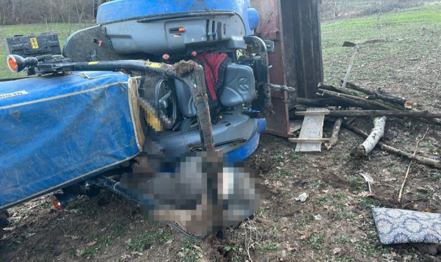 Traktörün altında kalan sürücü hayatını kaybetti
