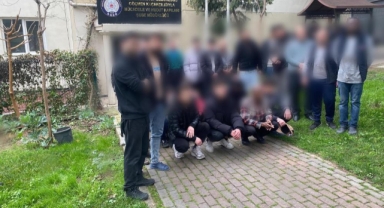 Kaçak göçmen çalıştıran iş yerine baskın