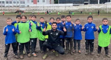 Patates tarlası değil, futbol sahası