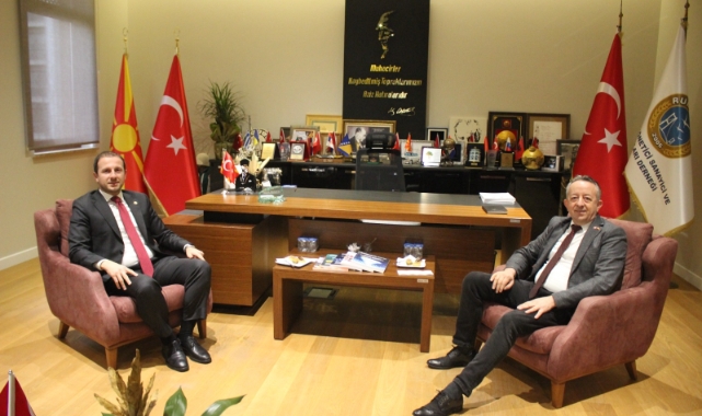 Vekil Kılıç'tan K. Makedonya Fahri Konsolosluğu ziyareti