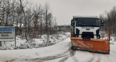 24 saatte 925 kilometre kar temizliği yapıldı