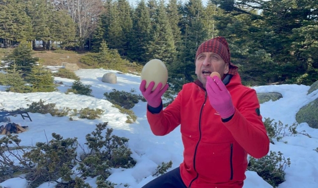 Ağrı Dağı'ndan geldi, Uludağ'da pişti