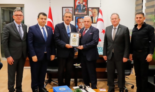 Başkan Özdemir’den kardeş kent Gazimağusa’ya ziyaret
