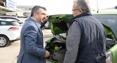 Başkan Yılmaz Otosansit esnafıyla buluştu