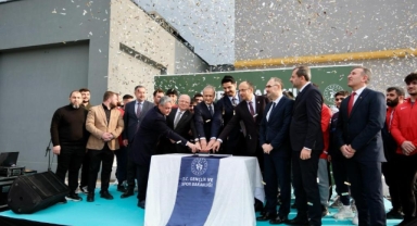 Bursa'da güreş salonu temel atma töreni gerçekleştirildi