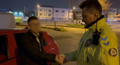 Denetimde 0.50 promil çıktı, derin bir 'oh' çekti