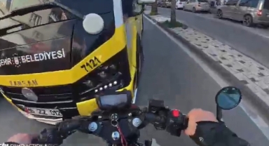 Kamyonetten kaçtı ters yöne girip otobüse çarptı