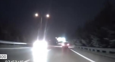 Otobanda ters yönden ilerledi, faciadan dönüldü