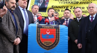 Şoförler'den Ankara'da toplu açıklama