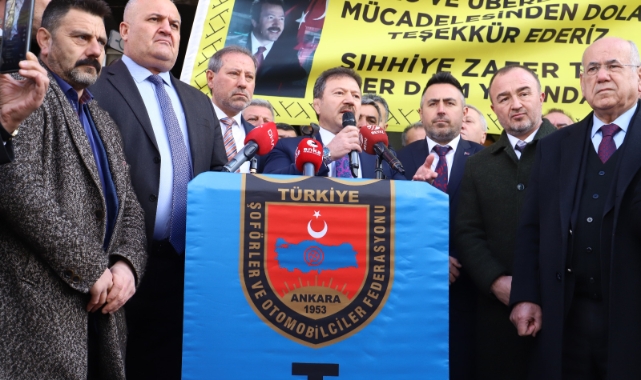 Şoförler'den Ankara'da toplu açıklama