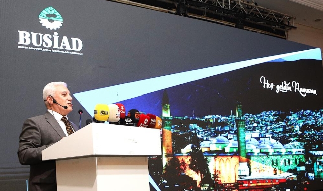 Başkan Bozbey BUSİAD'ın iftar yemeğinde konuştu