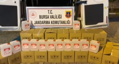 Bursa'da sahte ve kaçak içki operasyonu