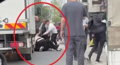 Bursa'da yol verme kavgası