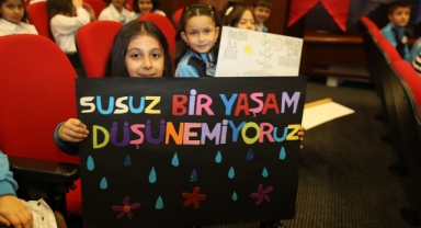 Büyükşehir’le çocuklara su bilinci aşılandı