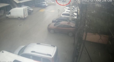 Çöp kamyonunun karıştığı kaza görüntüleri çıktı