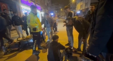 Ehliyetsiz sürücü polisten kaçarken hastanelik oldu