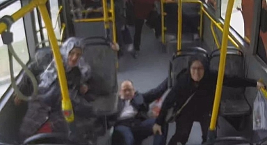Freni boşalan belediye otobüsü duvara çarptı:11 yaralı