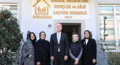 İnegöl Belediyesi, İNGAM ile ailelerin yanında
