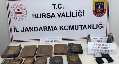 İnegöl'de tarihi eser operasyonu