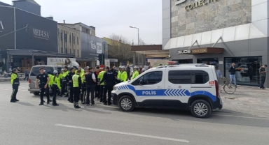Kasktan ceza yedi, ekiplere zor anlar yaşattı