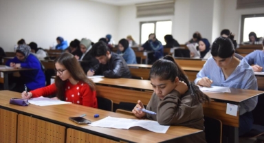 Üniversite adaylarına sınav provası