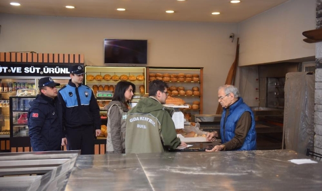Yıldırım'daki fırınlar köşe bucak denetlendi