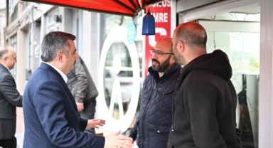 Başkan Yılmaz, komşu ziyaretinde