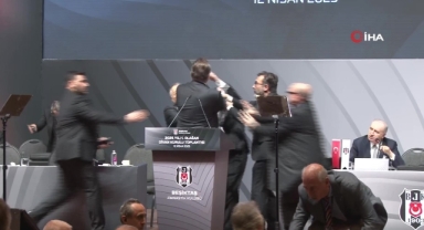 Beşiktaş Divan Kurulu toplantısında kavga!