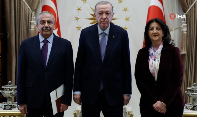 Cumhurbaşkanı Erdoğan, DEM Parti heyetini kabul etti