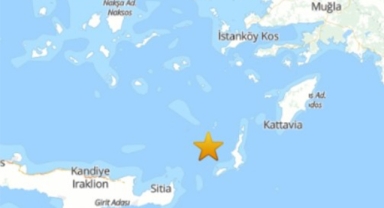 Ege Denizi’nde 4.4 şiddetinde deprem