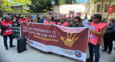 Erkek Lisesi öğrencilerinden öğretmenlere destek