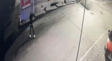 İş yerine kurşun yağdıran şüpheli kameraya yakalandı