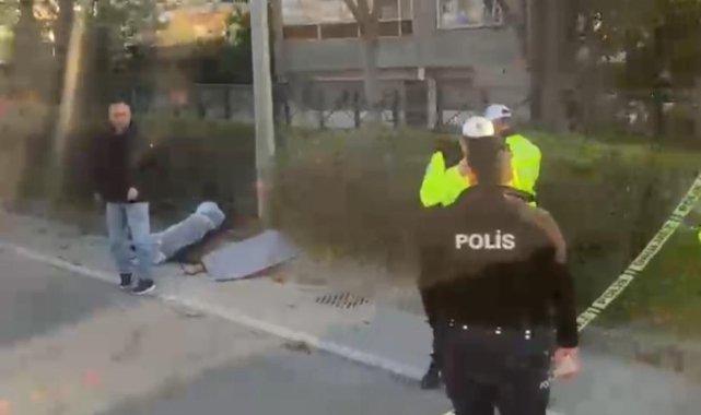 Motosiklet sürücüsü feci şekilde can verdi