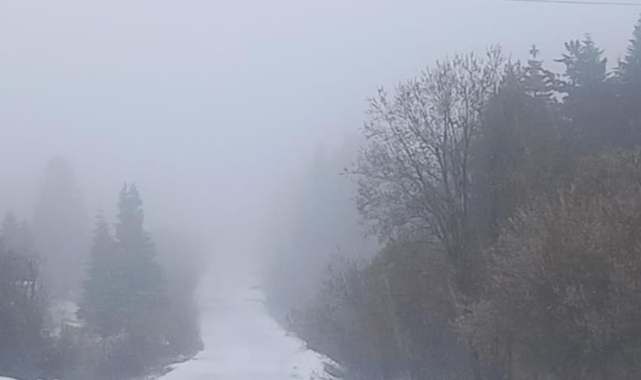 Uludağ'a nisan ayında kar yağdı