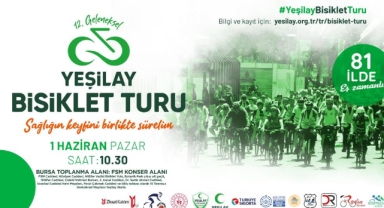 12. Geleneksel Yeşilay Bisiklet Turu bu pazar yapılacak