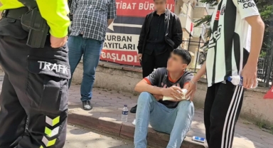 15 yaşındaki çocuk, motosikletlinin bıçaklı saldırısına uğradı