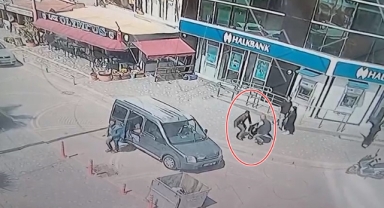 Genç kadını sürükleyerek böyle kaçırmaya çalıştılar