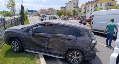 İnegöl'de tırla cip çarpıştı: 1 yaralı