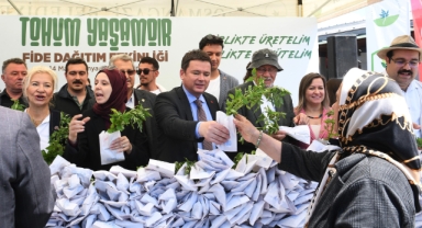 Osmangazi Belediyesi’nden ücretsiz fide dağıtımı