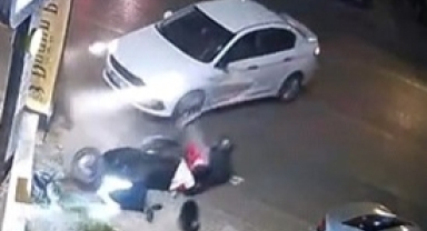 Otomobil ile motosiklet çarpıştı: 1 yaralı