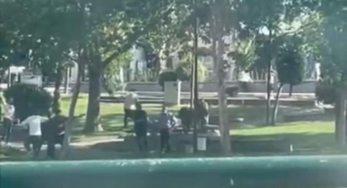 Parktaki çatışmanın faillerini 24 saat geçmeden yakaladı