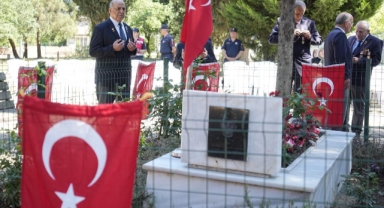 Şehidinin adının verildiği okul öğrencilerinden vefa