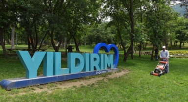 Yıldırım Belediyesi yeşil alanda sınır tanımıyor