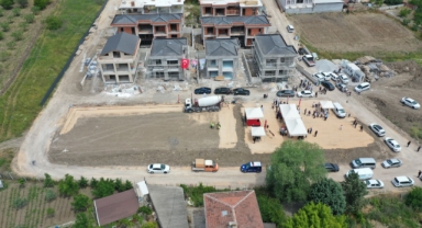 Aksungur Spor Tesisi için ilk harç döküldü