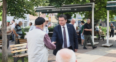 Başkan Aydın Osmangazi’yi mahalle mahalle geziyor