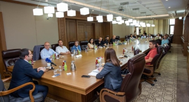 Büyükşehir’den meslek odalarına ‘Atatürk Spor Salonu’ bilgilendirmesi