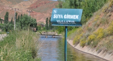 DSİ'den gölet ve sulama kanalına girmeyin uyarısı